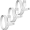 Overtime iOS Compatible Charger Set of 3, 6ft iPhone Charger Cable, USB to Lightning Cable, USB Cord, White OTDCIP6WHX3 - alternate 1